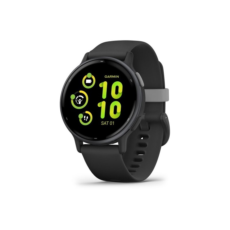 Garmin Vivoactive 5 42MM Aluminio, Polímero Negro con correa color Negro 010-02862-10