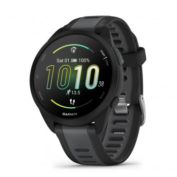 Garmin Forerunner 165 43MM Polímero Negro con correa color Negro, Gris 010-02863-20