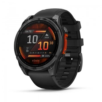 Garmin Fenix 8 47MM Fibre Reinforced Plastic (FRP) Negro con correa color Negro 010-02904-00