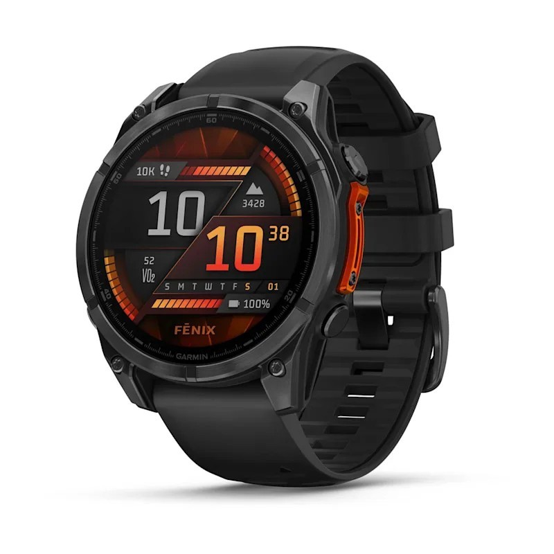 Garmin Fenix 8 47MM Fibre Reinforced Plastic (FRP) Negro con correa color Negro 010-02904-00