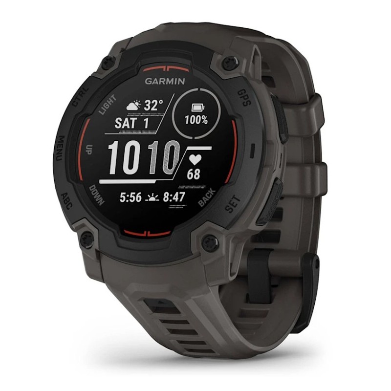Garmin Instinct E 45MM Polímero Negro con correa color Carbón vegetal  010-02933-00
