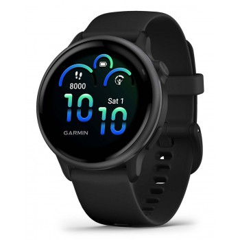 Garmin vívoactive 6 42MM Aluminio, Polímero Negro con correa color Negro  010-02985-00