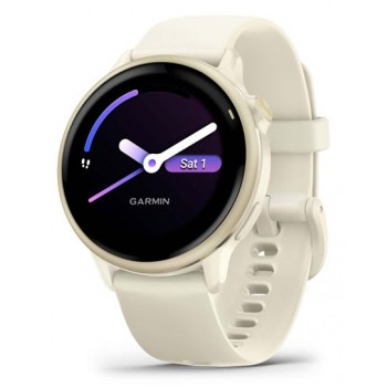 Garmin vívoactive 6 42MM Aluminio, Polímero Blanco con correa color Blanco  010-02985-01
