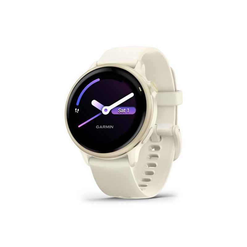 Garmin vívoactive 6 42MM Aluminio, Polímero Blanco con correa color Blanco  010-02985-01