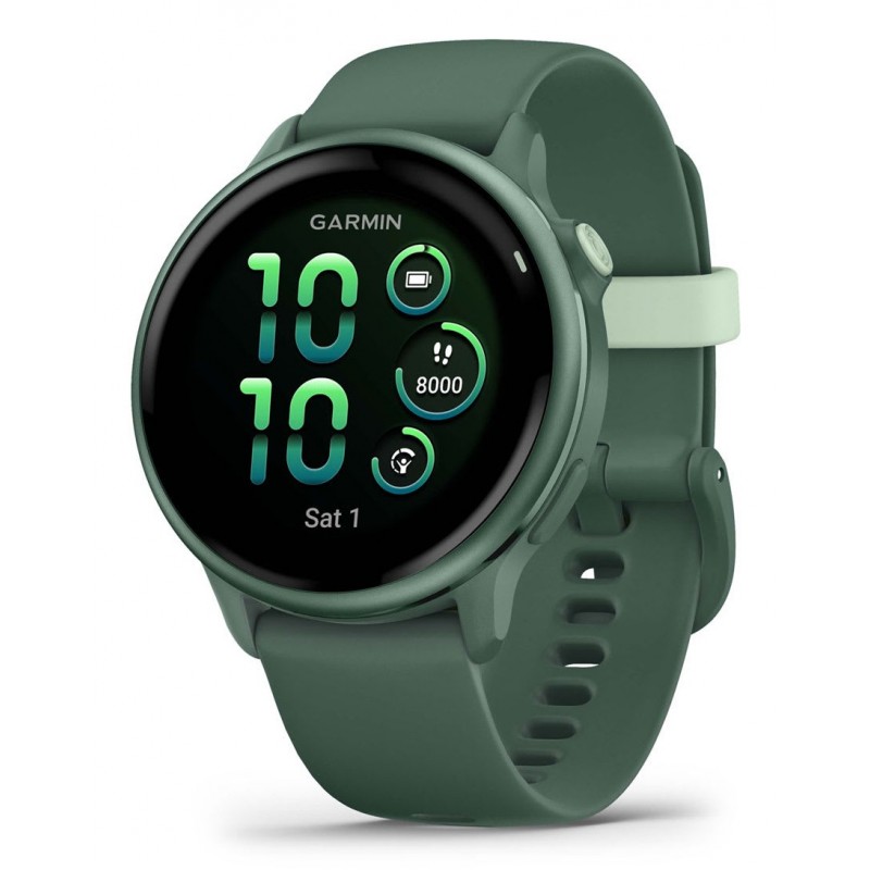 Garmin vívoactive 6 42MM Aluminio, Polímero Verde con correa color Verde  010-02985-02