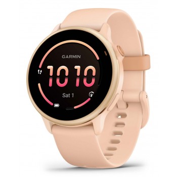 Garmin vívoactive 6 42MM Aluminio, Polímero Rosa con correa color Rosa  010-02985-03