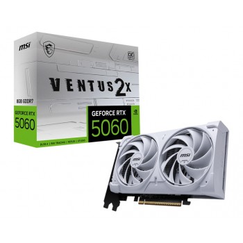 MSI GeForce RTX 5060 8G VENTUS 2X OC WHITE NVIDIA 8 GB GDDR7 912-V537-003