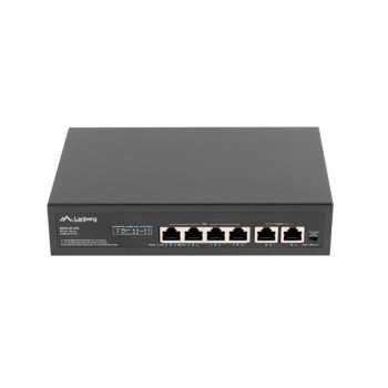 Lanberg RSFE-4P-2FE-60 switch No administrado Fast Ethernet (10 100) Energía sobre Ethernet (PoE) 1U