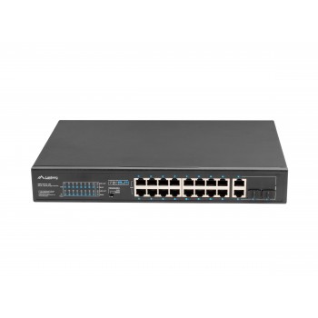 Lanberg RSFE-16P-2C-150 switch No administrado Gigabit Ethernet (10 100 1000) Energía sobre Ethernet