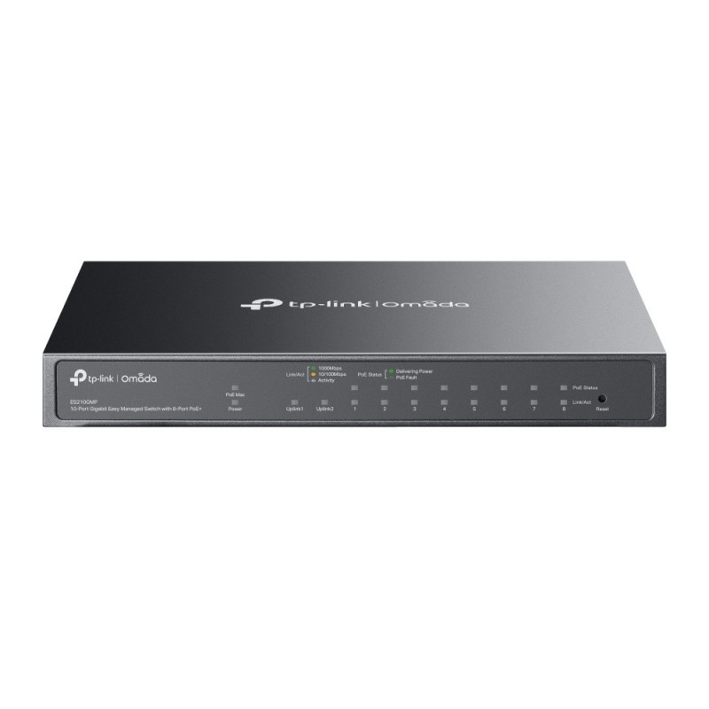 TP-Link Omada ES210GMP switch Gestionado Gigabit Ethernet (10 100 1000) Energía sobre Ethernet (PoE)