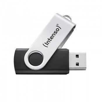 Intenso Memoria USB Office Line 64GB - USB Type-A - Negro, Plata 3543490
