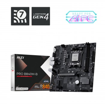 MSI PRO B840M-B - Socket AM5 - micro ATX - AMD B840 911-7E76-002