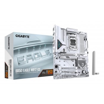 GIGABYTE B850 EAGLE WIFI7 ICE AMD - Socket AM5 - ATX - AMD B850 9MB85GL7E-00-G10