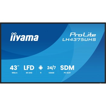 iiyama LH4375UHS-B2AG - 42.5" -  4K Ultra HD - Negro