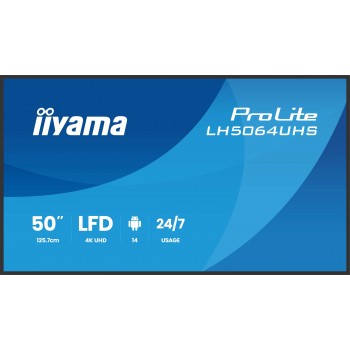 iiyama LH7564UHS-B1AG - 75" -  4K Ultra HD - Negro