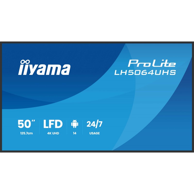 iiyama LH7564UHS-B1AG - 75" -  4K Ultra HD - Negro
