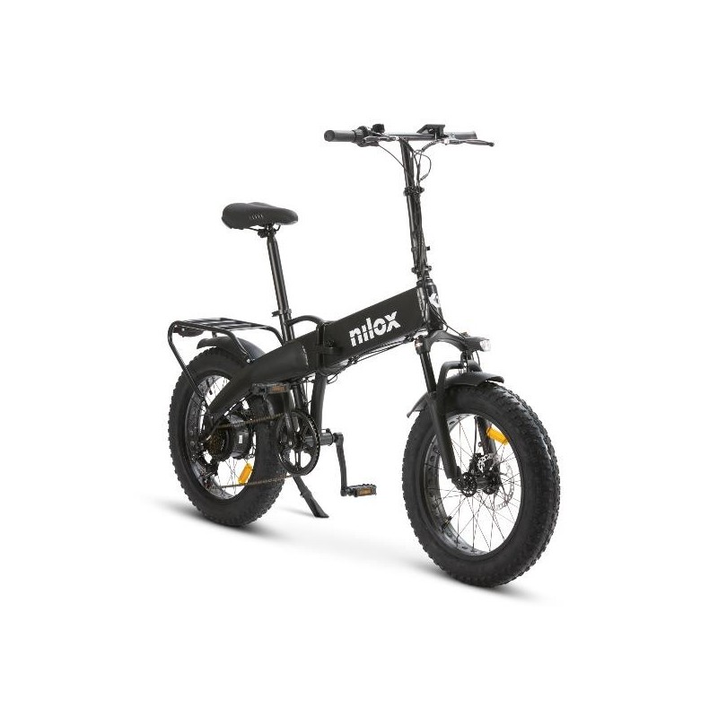 Nilox NXEBX10BK bicicleta eléctrica Negro Aluminio, Acero 50,8 cm (20") 30,5 kg Litio
