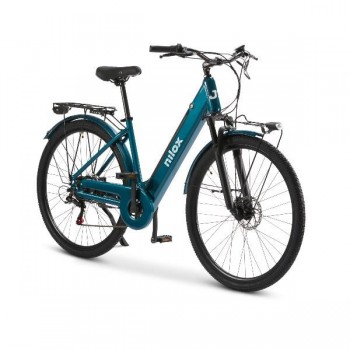 Nilox NXEBJ7GR bicicleta eléctrica Verde Aluminio 71,1 cm (28") 27,5 kg Litio