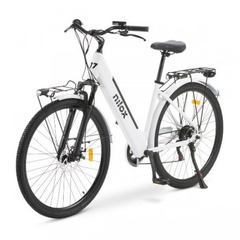 Nilox NXEBJ7WH bicicleta eléctrica Blanco Aluminio 71,1 cm (28") 27,5 kg Litio