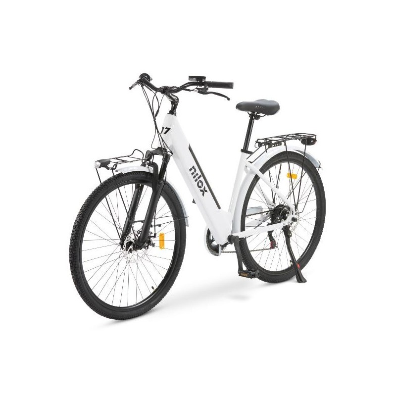 Nilox NXEBJ7WH bicicleta eléctrica Blanco Aluminio 71,1 cm (28") 27,5 kg Litio