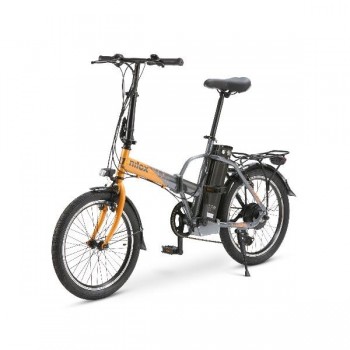 Nilox NXEBJ1PROOG bicicleta eléctrica Negro, Naranja Acero 50,8 cm (20") 23,5 kg Litio