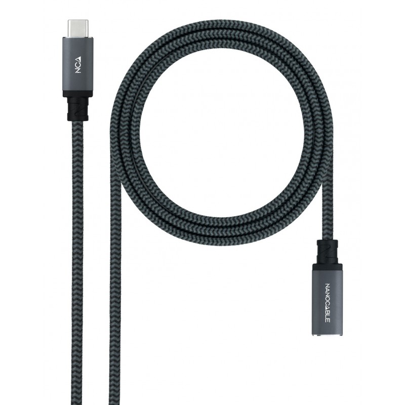 Nanocable 10.01.4501-COMB cable USB USB 3.2 Gen 2x2 1 m USB C Negro