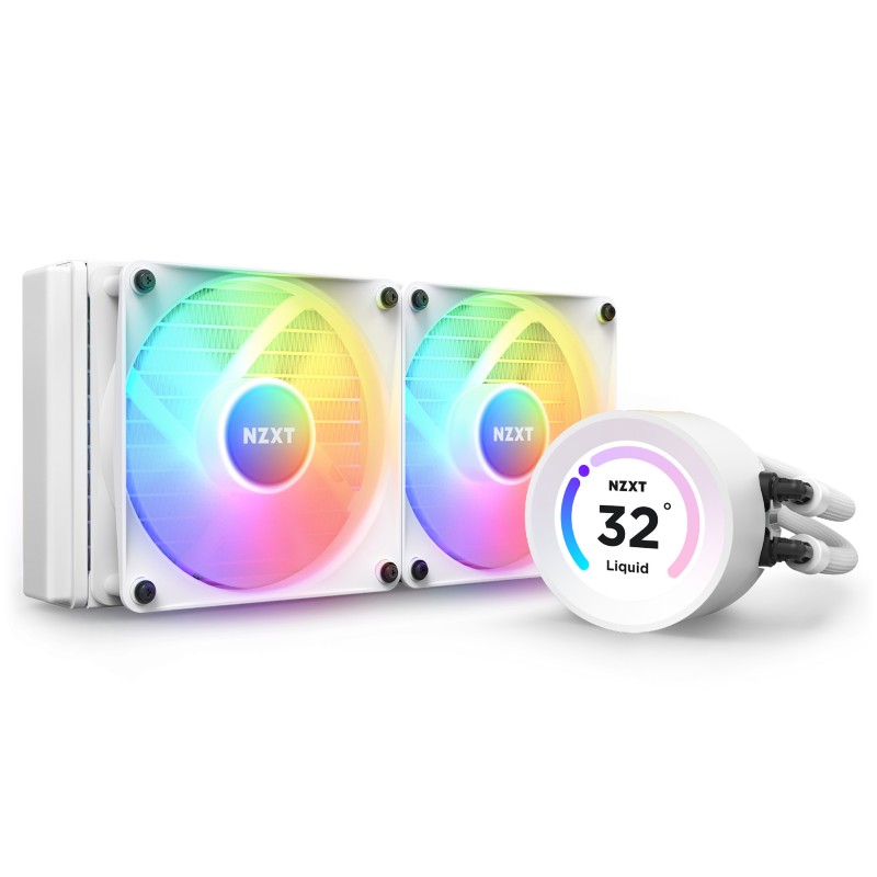 NZXT Kraken Elite 240 RGB Blanco  RL-KR24E-W1