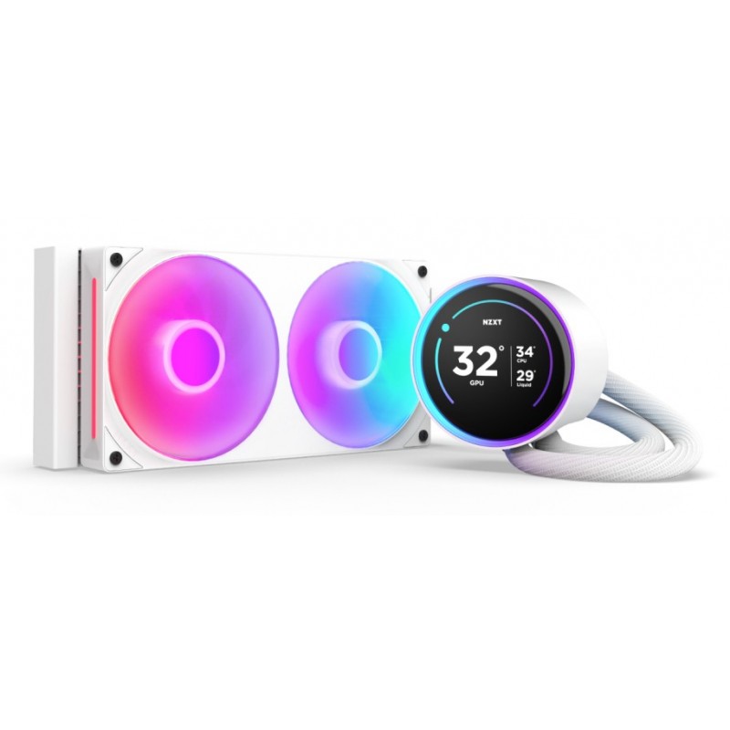 NZXT Kraken Elite 240 RGB Blanco  RL-KR24E-W2