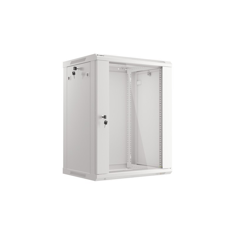 Lanberg WF01-6415-10S armario rack 15U Bastidor de pared Gris