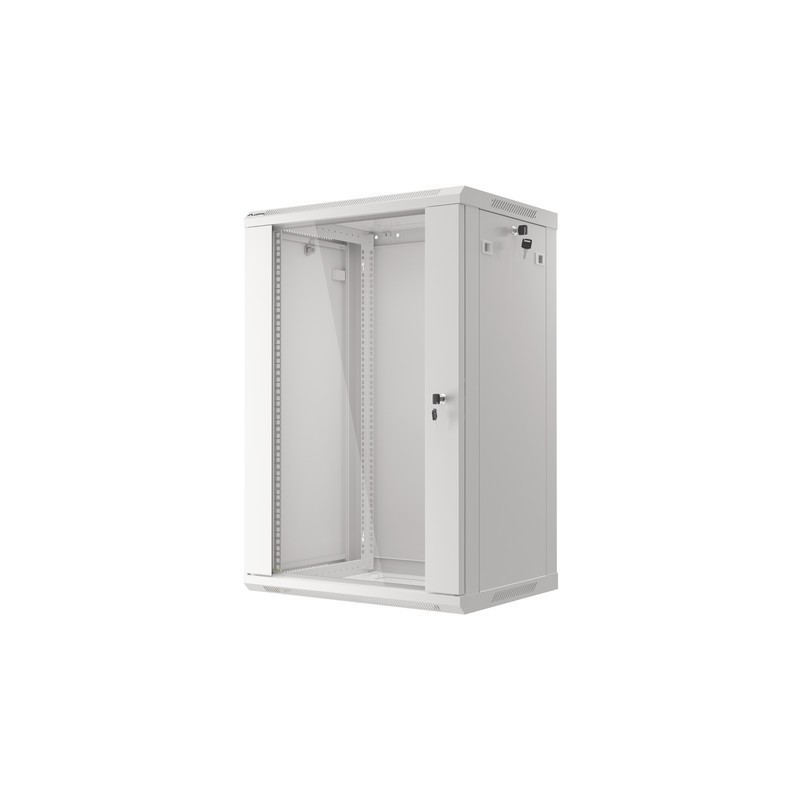 Lanberg WF01-6418-10S armario rack 18U Bastidor de pared Gris