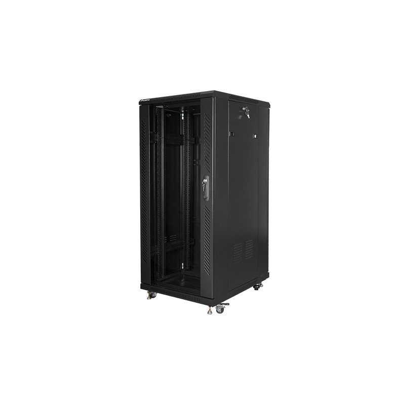 Lanberg FF01-6827-12B armario rack 27U Rack o bastidor independiente Negro