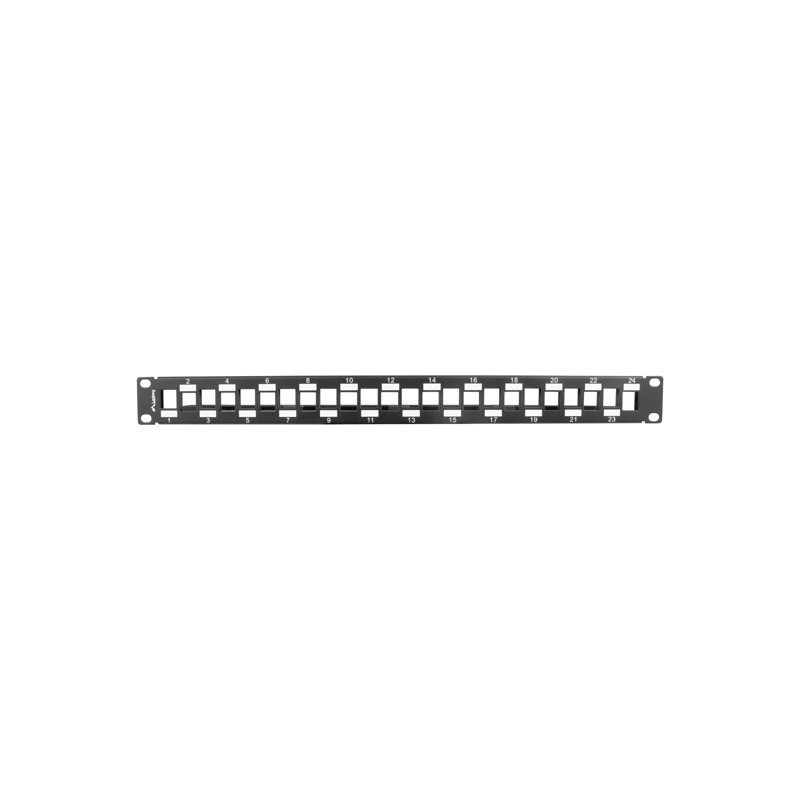 Lanberg PPKS-1224-B panel de parcheo 1U