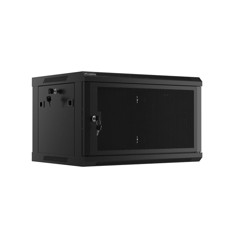 Lanberg WF01-6406-23B armario rack 6U Bastidor de pared Negro