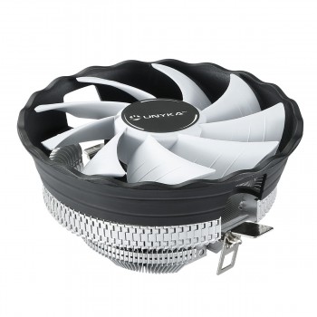 UNYKAch UK532022 - CPU - 12 cm Transparente, Negro, Gris 