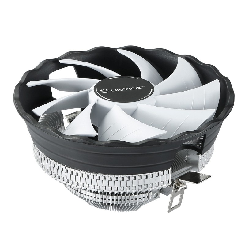 UNYKAch UK532022 - CPU - 12 cm Transparente, Negro, Gris 