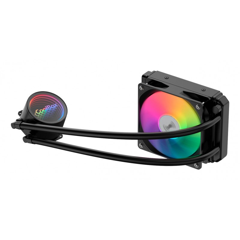 CoolBox Infinite Liquid 120 ARGB Negro  COO-KRL120-4-ARB