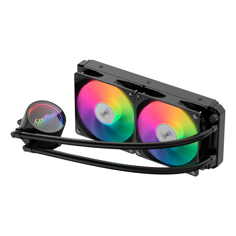 CoolBox Infinite Liquid 240 ARGB Negro  COO-KRL240-4-ARB