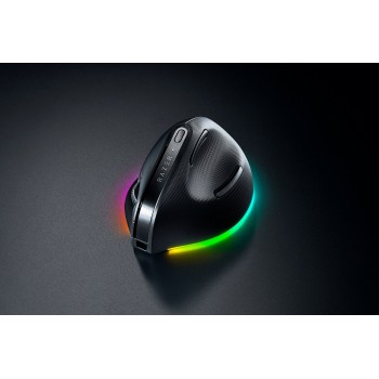 Razer Pro Click V2 Vertical - RF Wireless + Bluetooth + USB Type-C Óptico 30000 DPI RZ01-05250100-R3G1