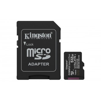 Kingston Technology 512GB microSDXC Canvas Select Plus Gen3 150MB s A1  SDCS3 512GB