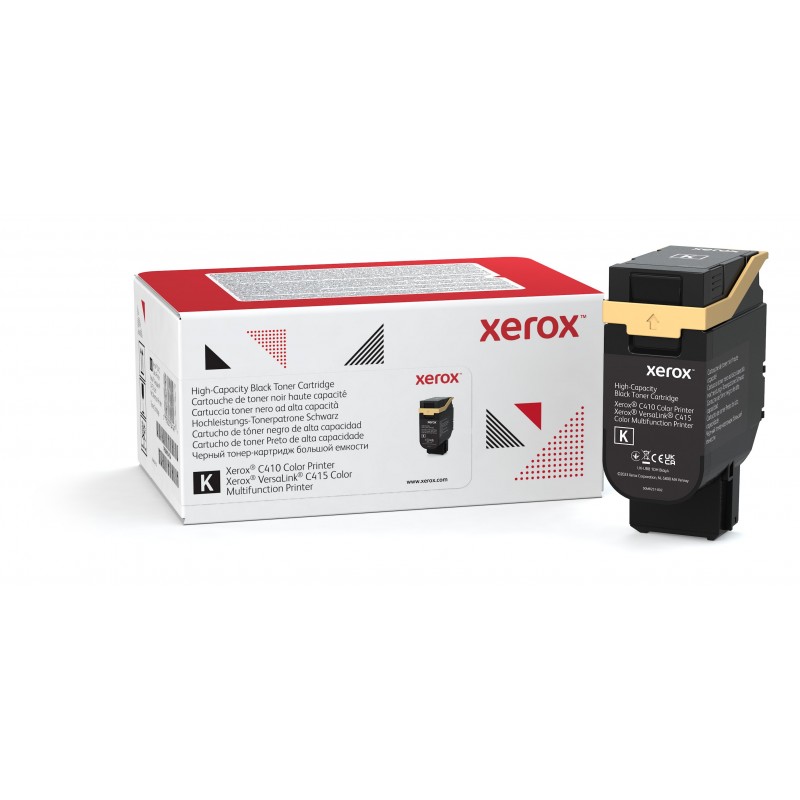 Xerox C410   VersaLink C415 cartucho de tóner negro de alta  Original Negro 006R04685
