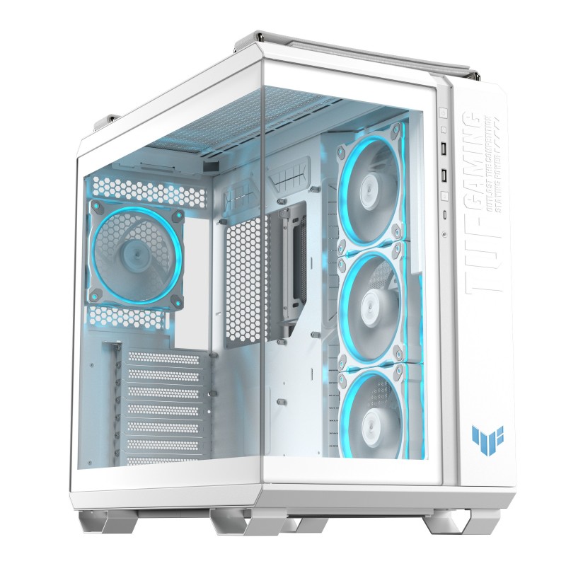 ASUS TUF GAMING GT502 Horizon TG ARGB White Midi Tower Blanco 90DC0093-B19010