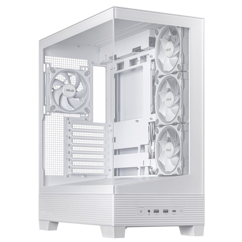 ASUS A31 Plus TG ARGB WHITE Midi Tower Blanco 90DC00R3-B19000