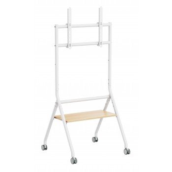 Ewent EW1582 soporte para TV 2,18 m (86") Blanco, Madera