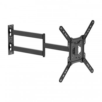 AISENS Soporte Eco Giratorio, Inclinable y Nivelable para Monitor TV 35kg de 23"-65", Negro WT65TSLE-383