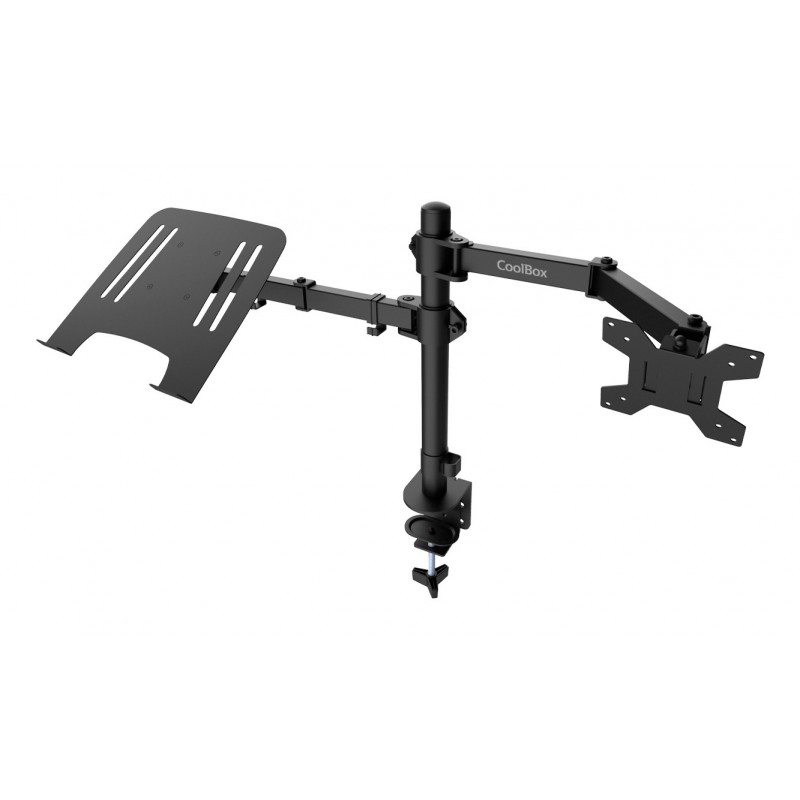 CoolBox Soporte de dos brazos para monitor y portátil MP01 COO-SOP-MP01