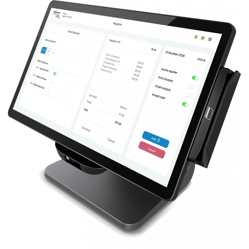 Terminal POS Elo E-Series 3 - Serie N N97 - 8 GB 128 GB - 39,6 cm (15,6") Pantalla Táctil  E849902