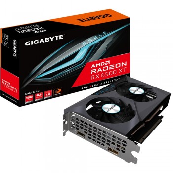 (Reacondicionado) Gigabyte Radeon RX 6500 XT EAGLE 4G AMD 4 GB GDDR6 GV-R65XTEAGLE-4GD G10