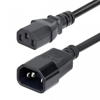 StarTech.com Cable de Extensión de Alimentación C14 a C13 4,5m - Cable de Alimentación C14 a C13 par PXTC13C141415FEU