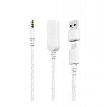 HyperX Cloud III - Auriculares gaming (blancos rosas) 9W1Q4AA