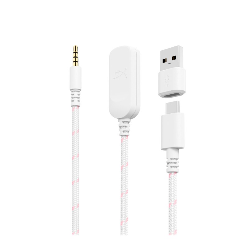 HyperX Cloud III - Auriculares gaming (blancos rosas) 9W1Q4AA